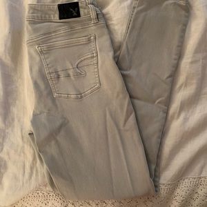 American Eagle Light Grey Jeggings